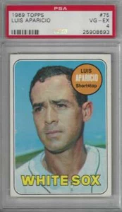 1969 Topps #75 Luis Aparicio PSA 4 White Sox - Picture 1 of 2