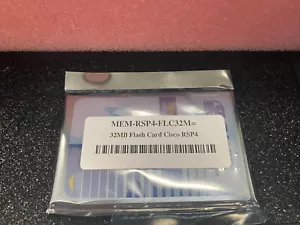 Cisco Approved MEM-RSP4-FLC32M 32MB Linear Flash card for Cisco 7500 RSP4 - Picture 1 of 1