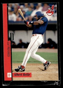 1996 Leaf Preferred Albert Belle #46 Cleveland Indians