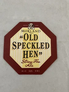 Moreland Old Speckled Hen Beer Coaster. Great Condition. - Picture 1 of 3