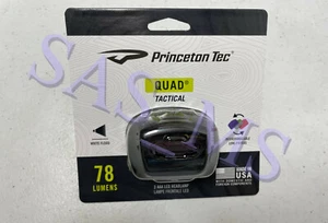 PRINCETON TEC QUAD TACTICAL LED HEADLAMP 78 LUMENS NEW - Picture 1 of 6