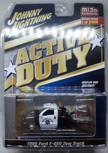 Johnny Lightning 1999 Ford F-450 Tow Truck  2019 Active Duty Mijo Only /China - Picture 1 of 3