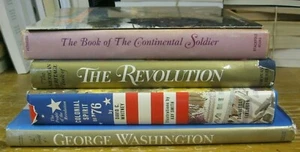 American Revolution 4 Oversize Hardcovers + Bicentennial booklet Washington - Picture 1 of 12