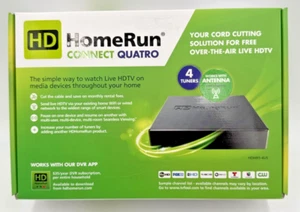 HDHomeRun Connect Quatro 4-Tuner OTA TV Tuner DVR (HDHR5-4US) New - Photo 1/6