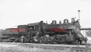 4E108 RP 1951 KCS KANSAS CITY SOUTHERN RAILROAD 280 LOCO #532 LEESVILLE LA - Picture 1 of 1