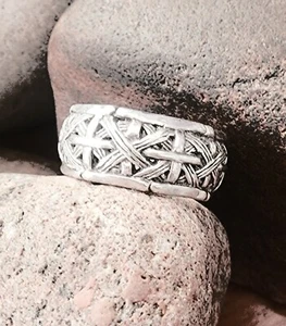 John Hardy verzierter Bandring Größe 11,5 ~ 10,14 Gramm - Bild 1 von 4