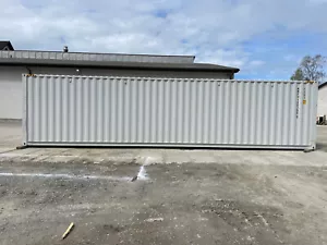 40ft High Cube one way Seecontainer neuwertig Schiffscontainer Materialcontainer - Bild 1 von 11