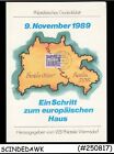 GERMANY - 1989 A STEP TO THE EUROPEAN HOUSE - SPECIAL PANEL with CANCELLATION