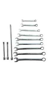 Snap On Combination Wrench Set Standard Length 3/8" to 13/16" With 3/8” Drives - Bild 1 von 6
