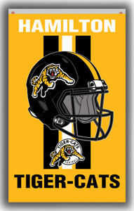 Hamilton Tiger-Cats Football Team Helmet Flag 90x150cm3x5ft Vertical Best Banner