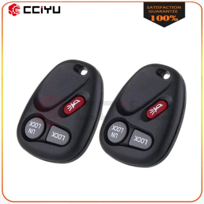 2 para Chevrolet Silverado 1500 1999 2000 2001 controle remoto chaveiro de entrada sem chave - Imagem 1 de 4