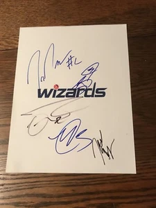 Washington Wizards signed Autograph 8x 10 Photo John Wall, Bradley Beal, Porter - Picture 1 of 3