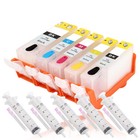Fill In Refill Cartridges CISS for CANON PIXMA IP3600 IP4600 IP4700 Refill