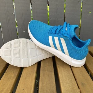 Adidas Swift Mens Blue Knit Rubber Sole Athletic Running Shoes Size 7 CG6906 - Picture 1 of 16