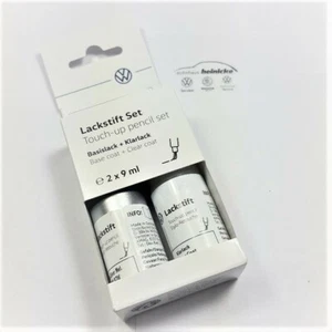 neu Original Volkswagen Audi Lackstift-Set LY7Q atlasgrau-metallic Y7Q - Bild 1 von 1