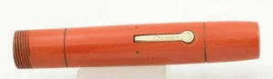 Conklin Endura orange Hartgummi & Gold Zierleiste Füllfederhalter Körper - 1930er - Bild 1 von 3