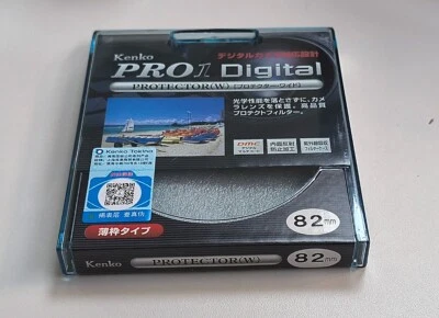 Kenko Tokina 82mm PRO1D Lens Protector (W) Filter DMC Slim Frame Made in Japan - Image 1 of 4