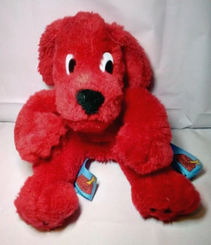 Clifford The Big Red Dog Soft Plush Backpack 14" Scholastic 2001 Sidekick Cover