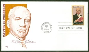 CARTER G. WOODSON FDC MARQ CACHET - Imagen 1 de 1