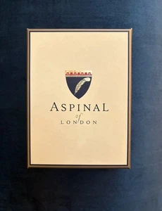Aspinal Of London Leather Black Snakeskin Effect Passport Cover - Picture 1 of 7