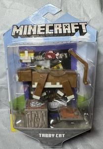 20120 Minecraft Comic Maker Action Figure: TABBY CAT (w/ Salmon & Acacia Wood) - Picture 1 of 8