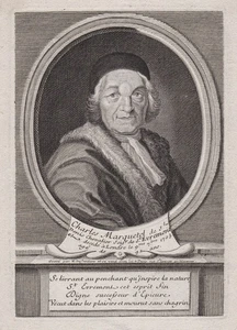 Charles de Marquetel de Saint-Evremond Portrait gravure engraving Kupferstich - Bild 1 von 1