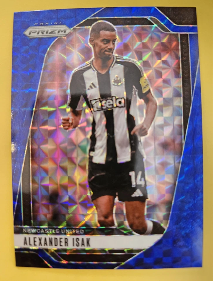 2024-25 Prizm English Premier League Prizms Blue Mosaic #120 Alexander Isak - Image 1 of 1