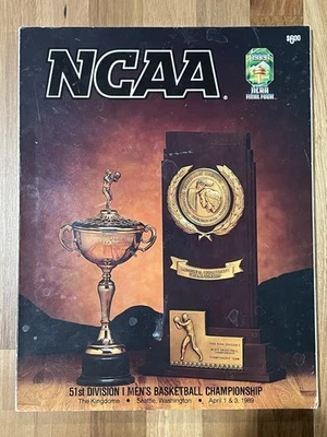 1989 NCAA Final Four event program, Seattle, WA - Image 1 of 4