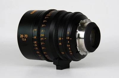 cine Arri pl mount Angenieux 28-70mm T2.8 length fixed re housing 95mm diameter - Image 1 of 4