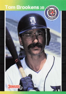 1989 Leaf Donruss Baseball #508 Tom Brookens - Image 1 of 3
