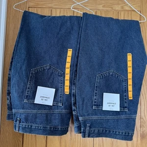 BNWT 2 Prs Jeans Straight Leg 44 W 32 Leg 44 Reg Zip Fly - Picture 1 of 3
