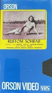 RUSTOM SOHRAB  1963 VHS B W  Vintage Classic Hindi Movie  Suraiya , Prithviraj K - Imagen 1 de 15