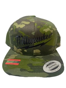 Milwaukee Camo Classic Snapback Cap Mütze Multicam YUPOONG Neu mit Etikett - Bild 1 von 7