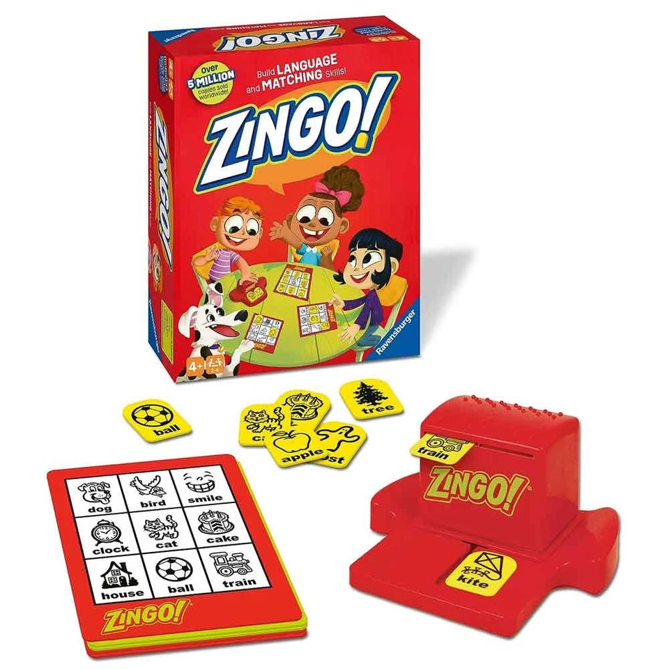 Ravensburger Zingo Bingo Game - Learning and Educational Toys for Kids Age 4