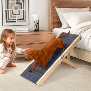 Rampa para perros iPetba para cama y sofá para perros pequeños - ajustable, portátil, 35 libras - Imagen 1 de 8