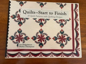 QUILTS BEGINNEN BIS ENDE - 20 QUILTMUSTER - HALGRIMSON/THOMPSON QUILTBUCH - Bild 1 von 2