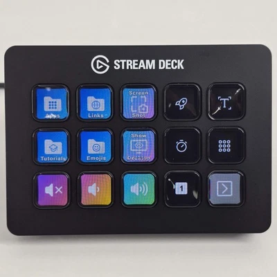 El Gato Stream Deck 15 Key Streaming Control Pad 20GBA9901 - Image 1 of 4