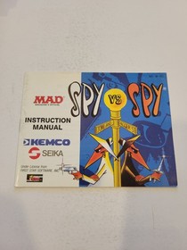 Spy Vs Spy Nintendo NES Instruction Manual Only
