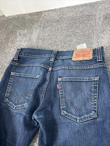 Levi Jeans Women’s 511 W34xL30 Blue Tapered Stretch Zip Fly - Picture 1 of 20