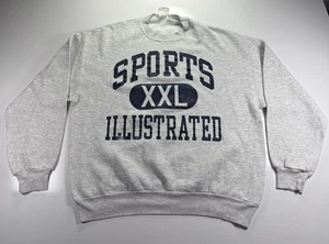 Vintage 90s Sports Illustrated Sweatshirt XXL Erwachsene grau Rundhals Pullover USA - Bild 1 von 6