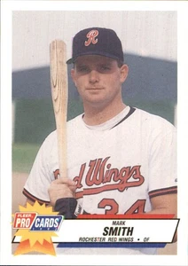 Mark Smith 1993 Fleer ProCards #254 RC Rochester Red Wings *AutographDen* - Picture 1 of 2