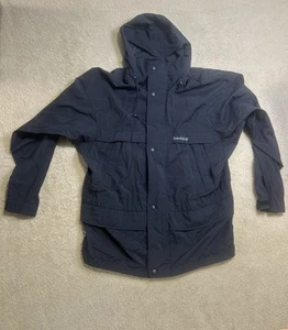 Timberland Weather Gear Jacke Herren XL schwarz Hoodie Mantel Nylon wasserdicht - Bild 1 von 8