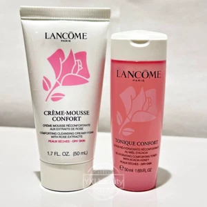 Lancome Creamy Foam Cleanser + Hydrating Toners Set Travel size 50 ml/1.7 oz~New - Picture 1 of 3