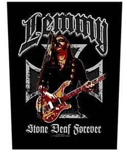 Lemmy Stone Deaf Forever giant sew-on backpatch 360 mm x 300 mm (rz) - Picture 1 of 1