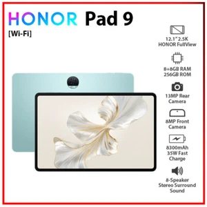 (Wi-Fi) HONOR Pad 9 8+8GB+256GB CYAN Bluetooth Octa Core Android PC Tablet - Picture 1 of 4
