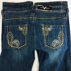 VAULT Denim Womens Straight Leg Rock Premium Jeans 29 - Picture 1 of 8