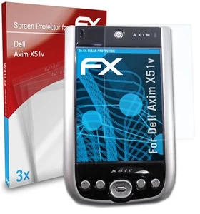 atFoliX 3x Screen Protection Film for Dell Axim X51v Screen Protector clear - Picture 1 of 8