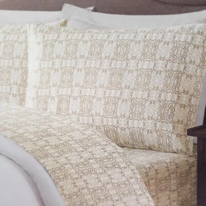 Set lenzuola due misure veramente morbide lenzuola doppio spazzolato beige pergamena - Foto 1 di 3