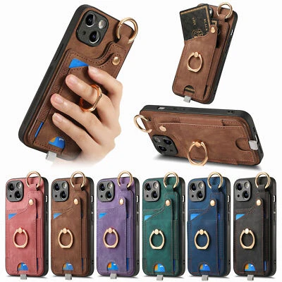 Ring Card Slot Phone Case For Huawei P60 Pro Nova 12 Pro Honor 90 Lite 100 Pro - Image 1 of 4