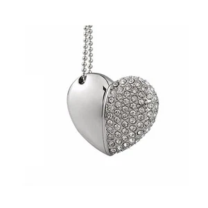 Dije Pulsera Collar Funcionando 8GB USB Flashdrive Memoria Computadora Plata Regalo - Imagen 1 de 6